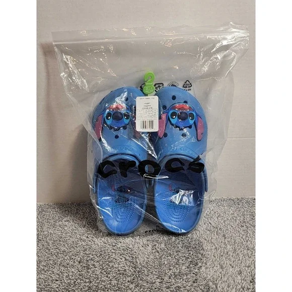 Crocs Disney Stitch Classic Comfort Clogs Clog Size Men's 9 Women's 11 Shoes NWT - Picture 10 of 14